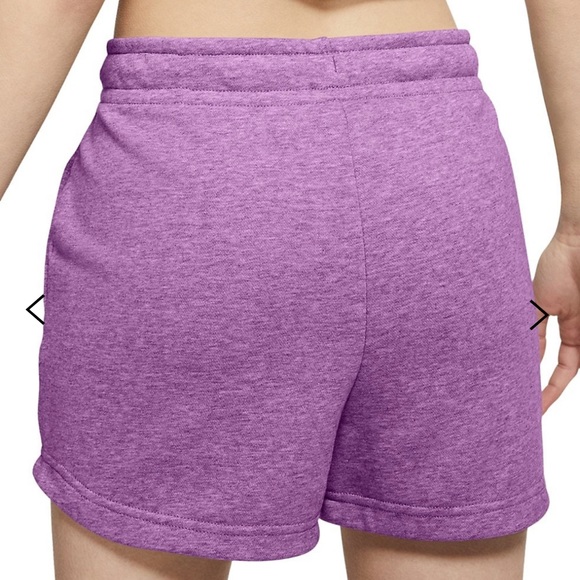Nike Sportswear High-Waisted Retro Shorts, Violet/White - Picture 10 of 11